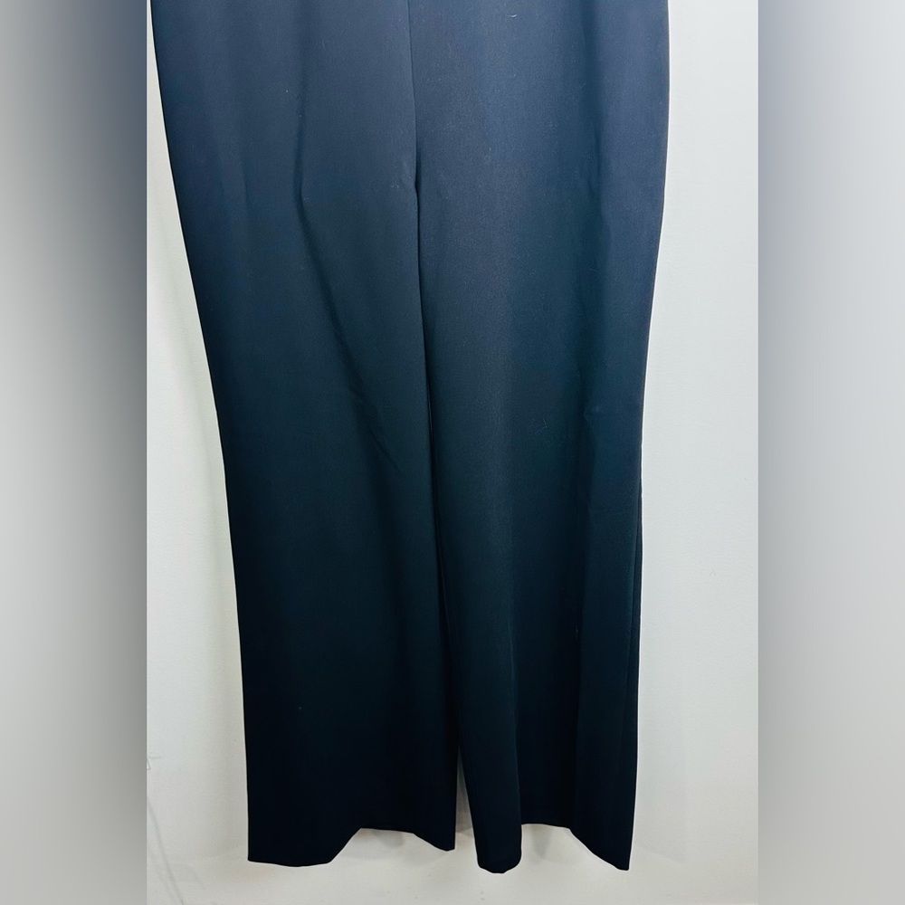 Ted Baker NWT Textured Color Block Kiyes Strapless Black Wide Leg Jumpsuit - Picture 4 of 16